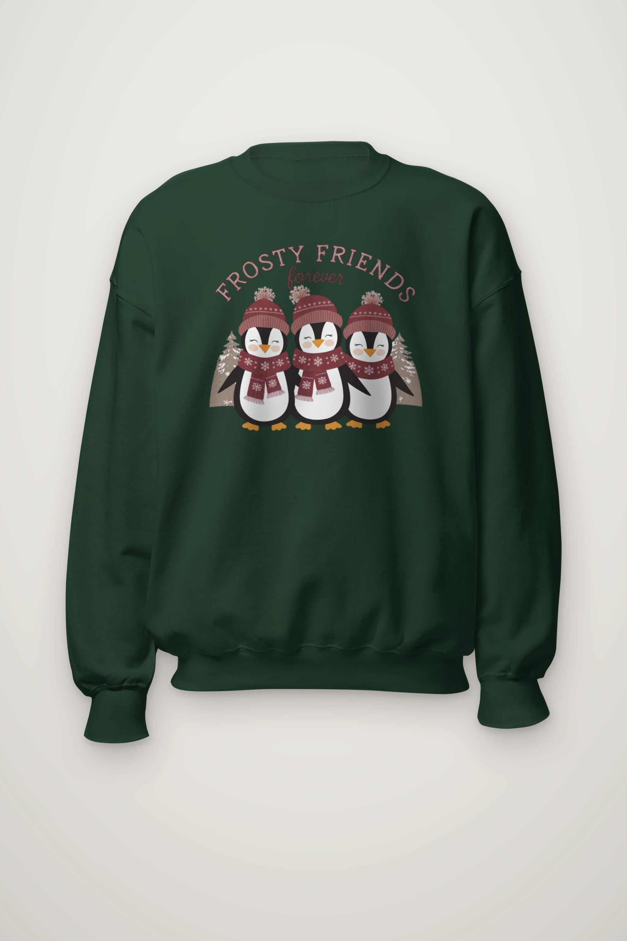 "Frosty Friends" Heavy Blend Unisex Crewneck Sweatshirt