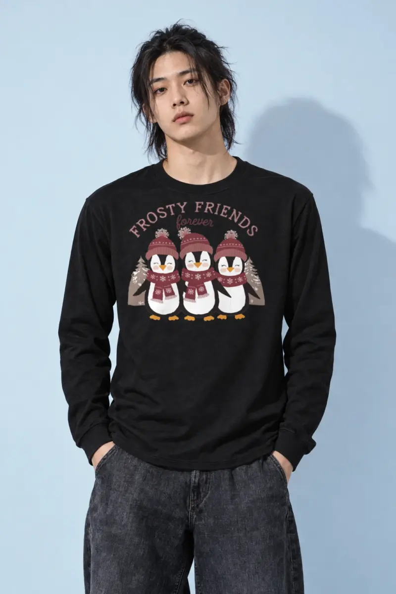"Frosty Friends" Unisex Longsleeve T-shirt