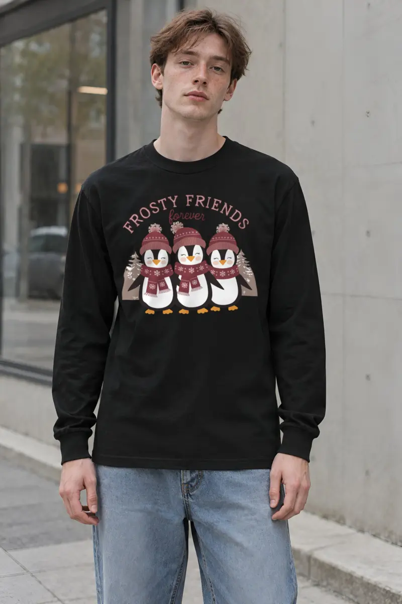 "Frosty Friends" Unisex Longsleeve T-shirt