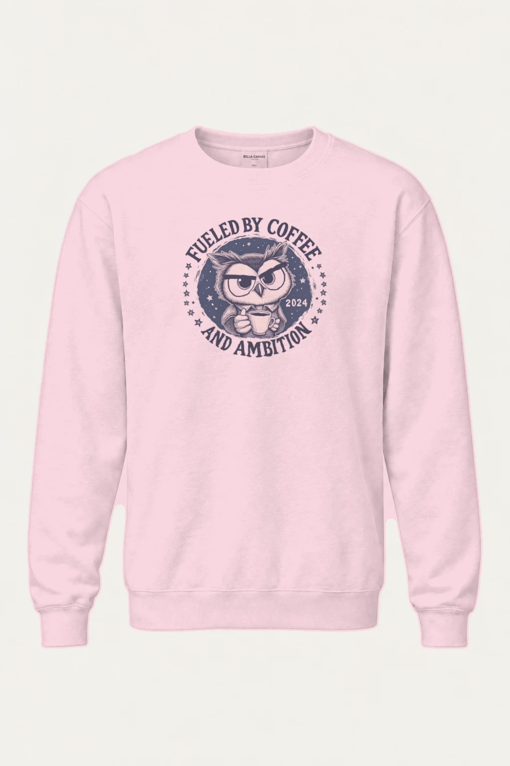 "Fueled By Coffee" Heavy Blend Unisex Crewneck Sweatshirt | Gildan 18000