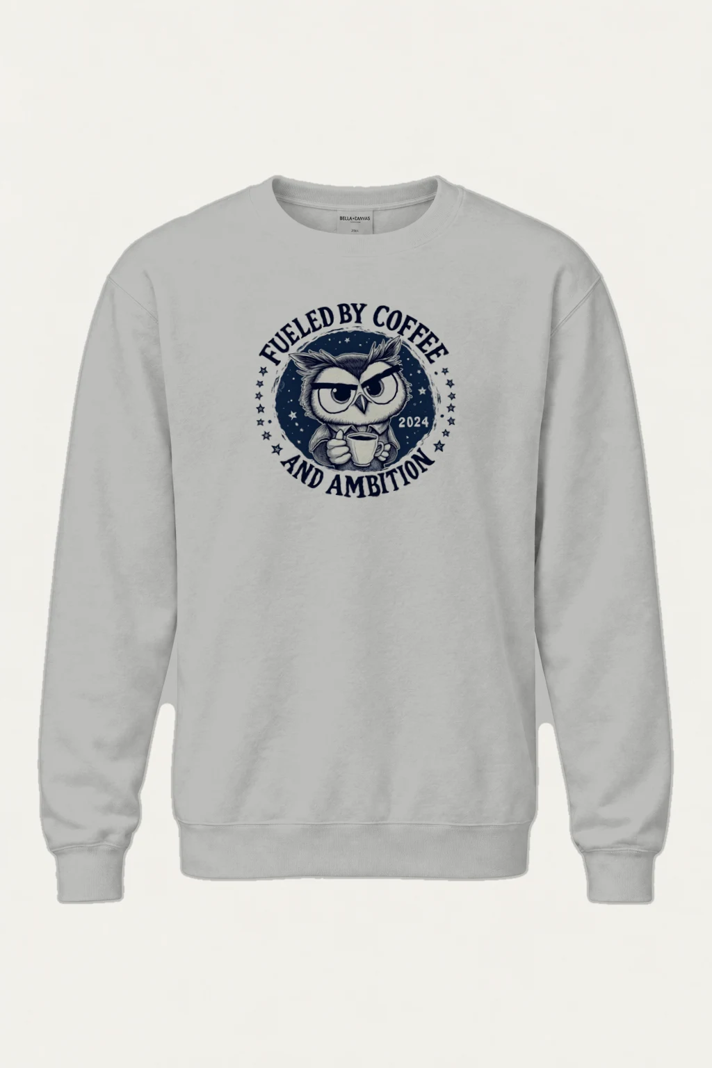 "Fueled By Coffee" Heavy Blend Unisex Crewneck Sweatshirt | Gildan 18000