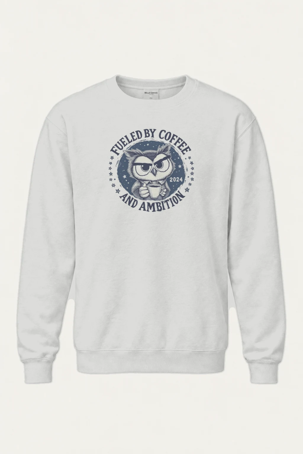 "Fueled By Coffee" Heavy Blend Unisex Crewneck Sweatshirt | Gildan 18000