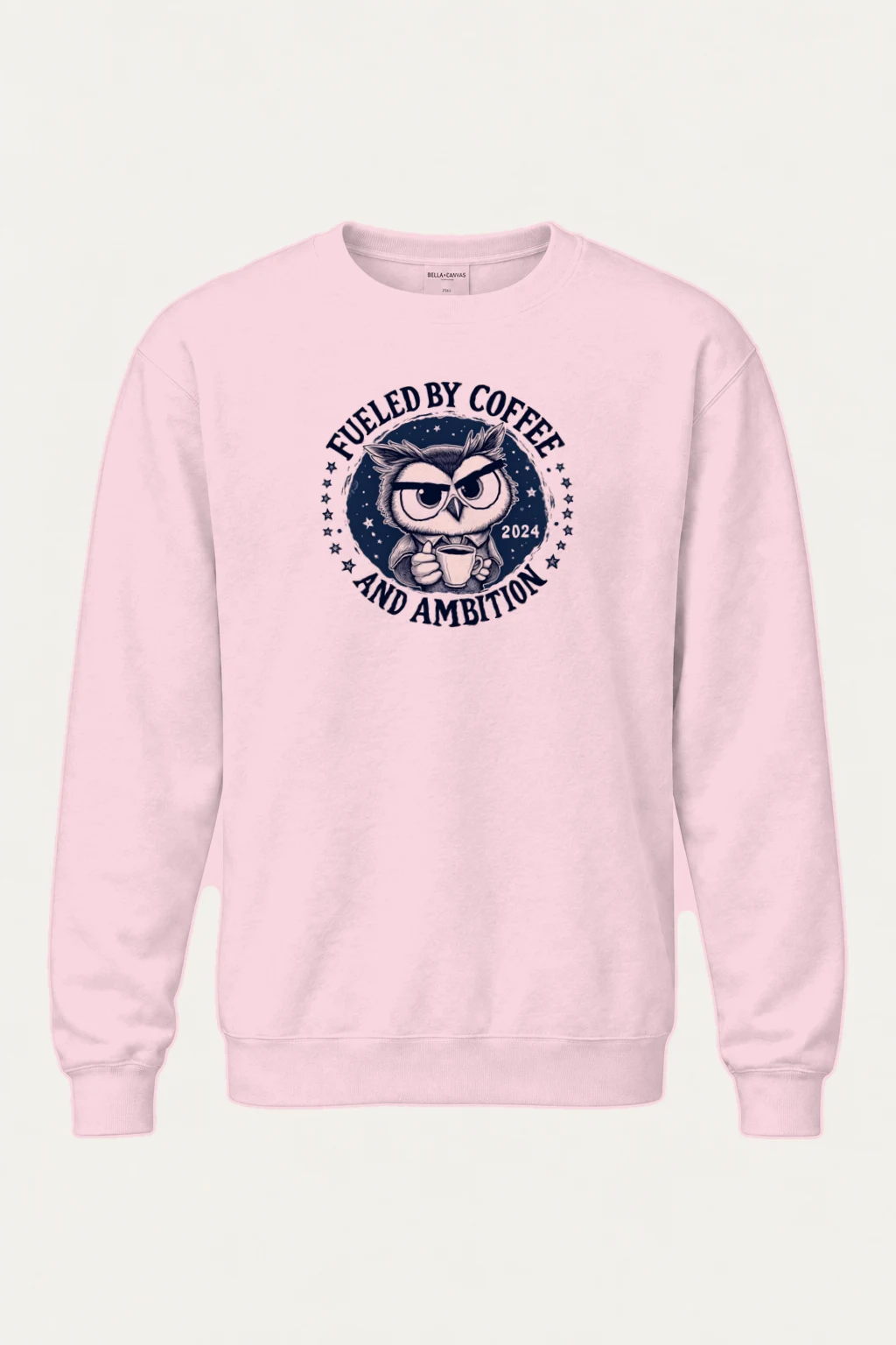 "Fueled By Coffee" Heavy Blend Unisex Crewneck Sweatshirt | Gildan 18000