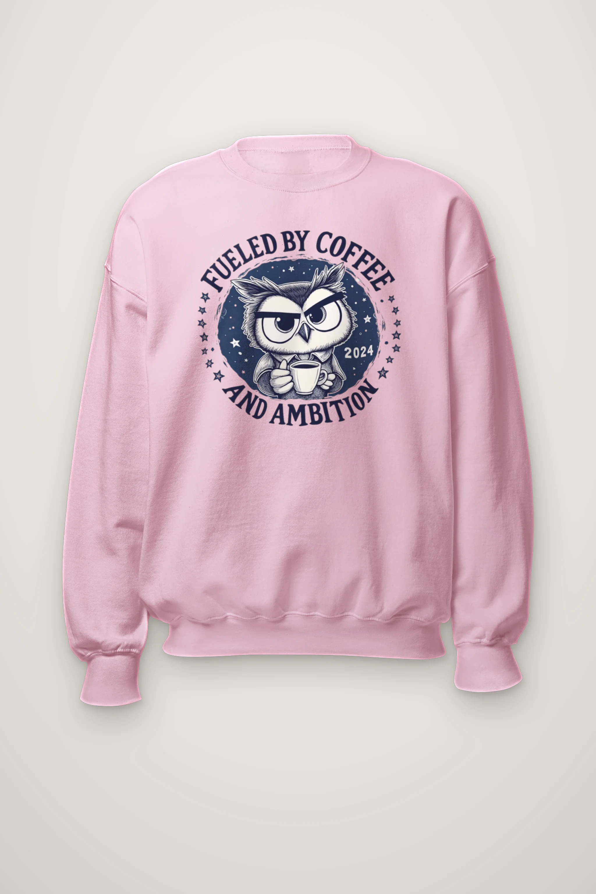 "Fueled By Coffee" Heavy Blend Unisex Crewneck Sweatshirt