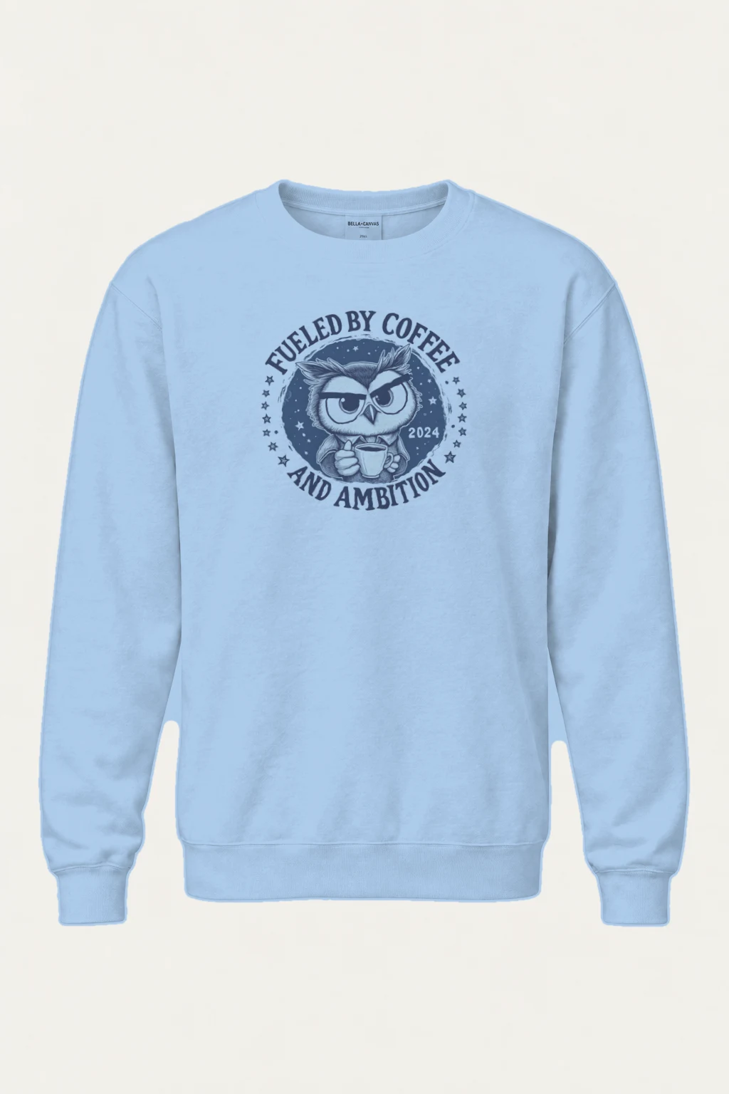 "Fueled By Coffee" Heavy Blend Unisex Crewneck Sweatshirt | Gildan 18000