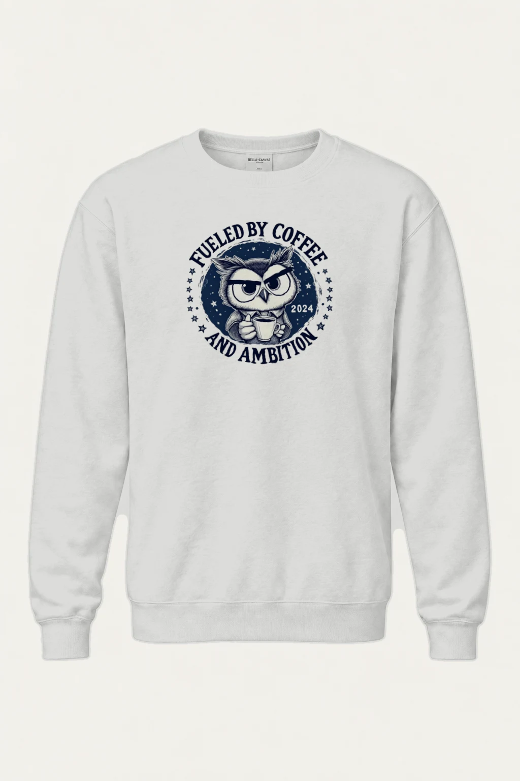 "Fueled By Coffee" Heavy Blend Unisex Crewneck Sweatshirt | Gildan 18000