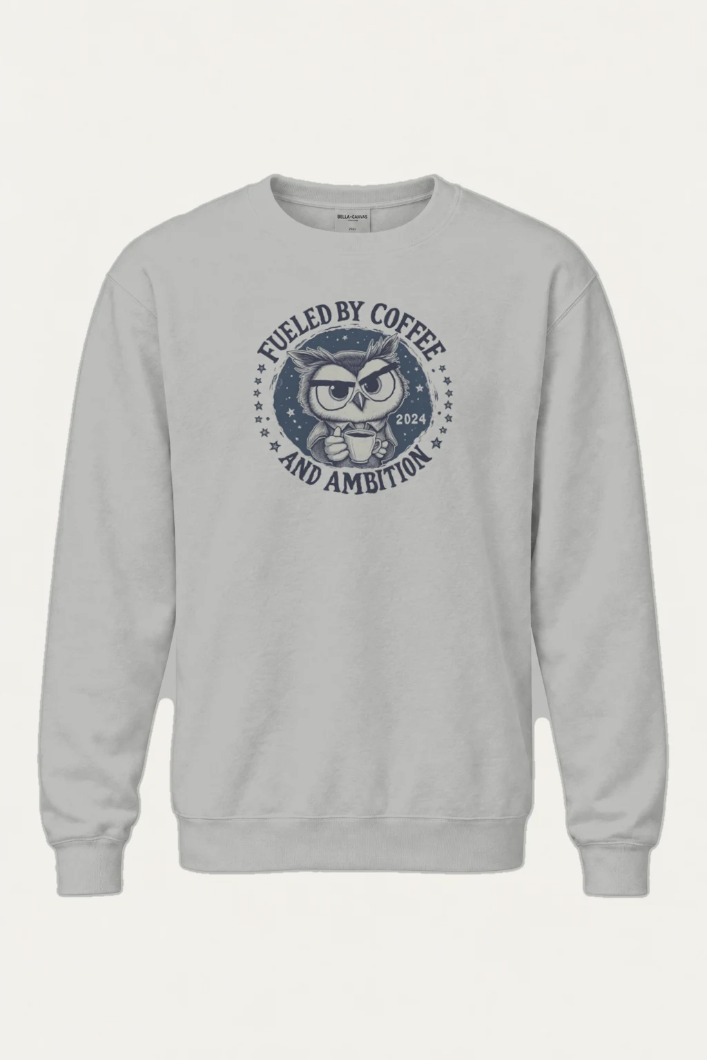 "Fueled By Coffee" Heavy Blend Unisex Crewneck Sweatshirt | Gildan 18000