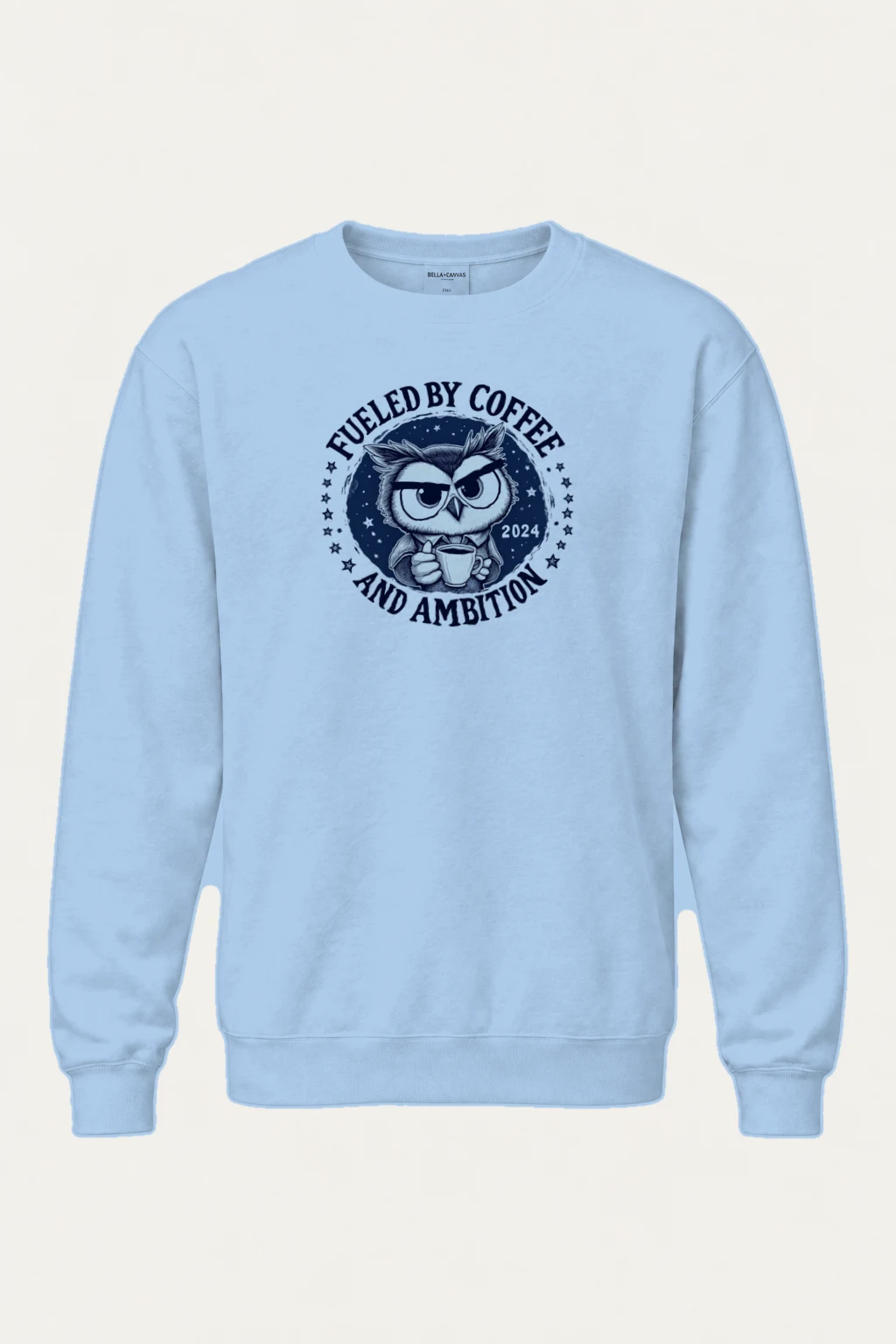 "Fueled By Coffee" Heavy Blend Unisex Crewneck Sweatshirt | Gildan 18000