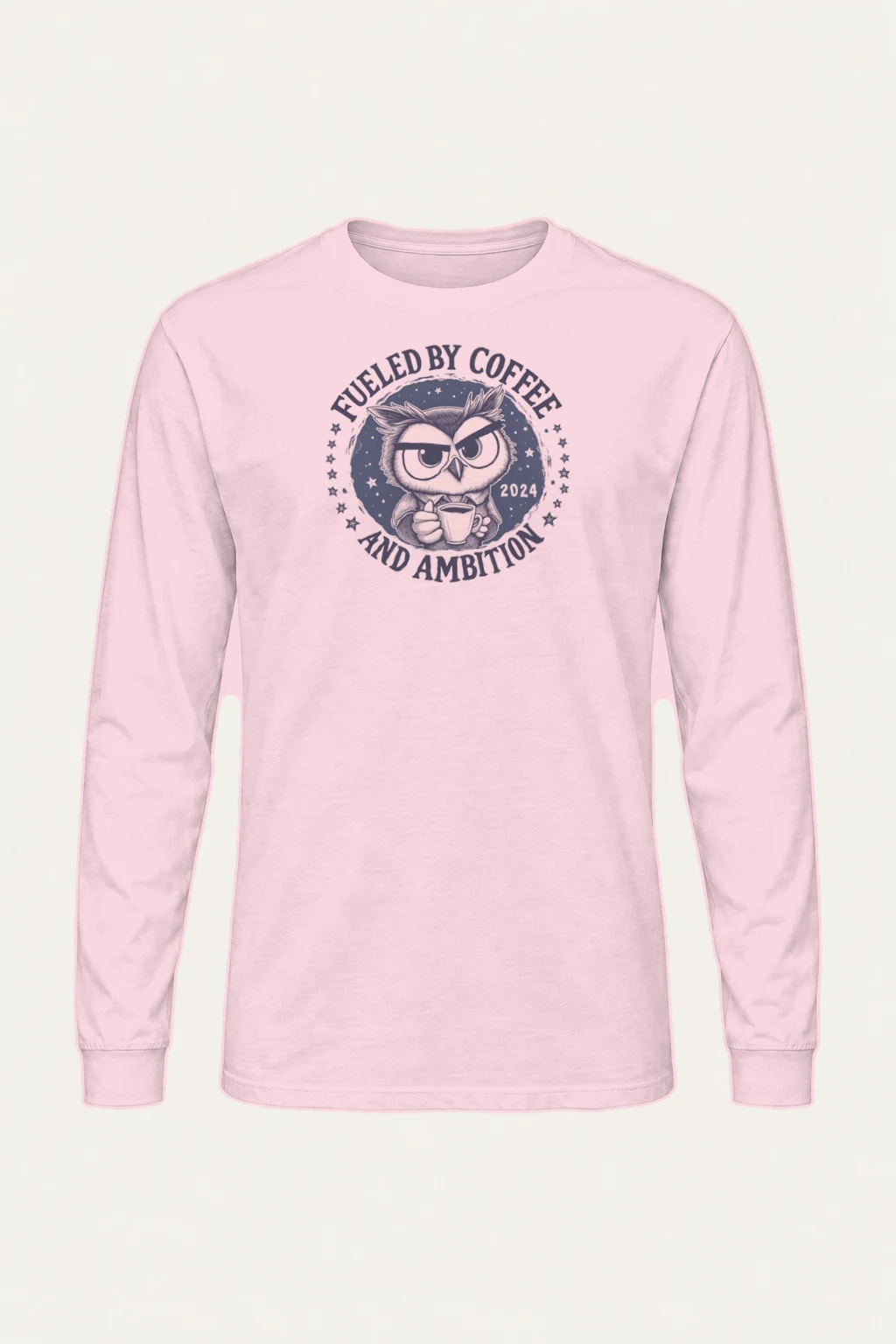"Fueled By Coffee" Unisex Longsleeve T-shirt | Gildan 2400
