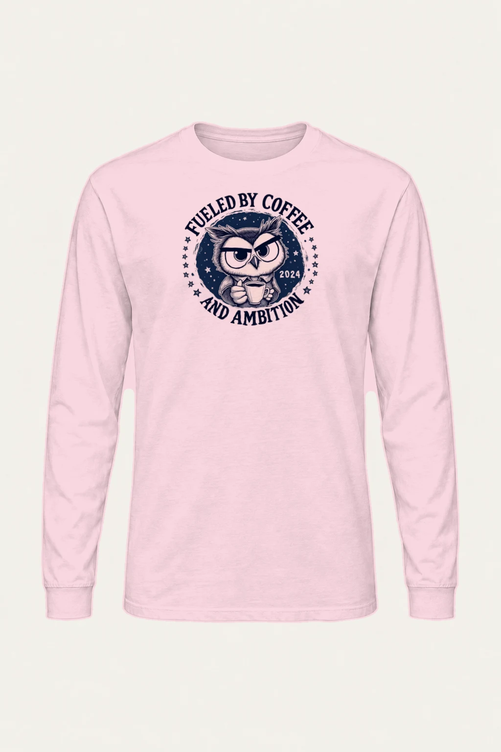 "Fueled By Coffee" Unisex Longsleeve T-shirt | Gildan 2400