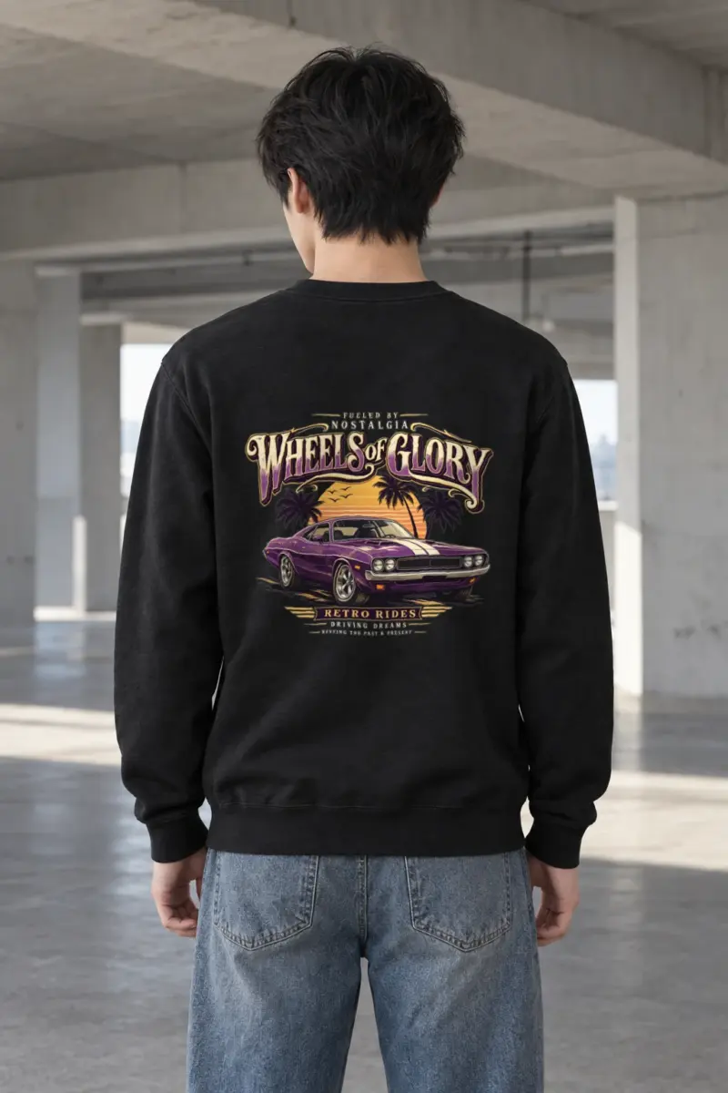 "Fueled By Nostalgia" Heavy Blend Unisex Crewneck Sweatshirt