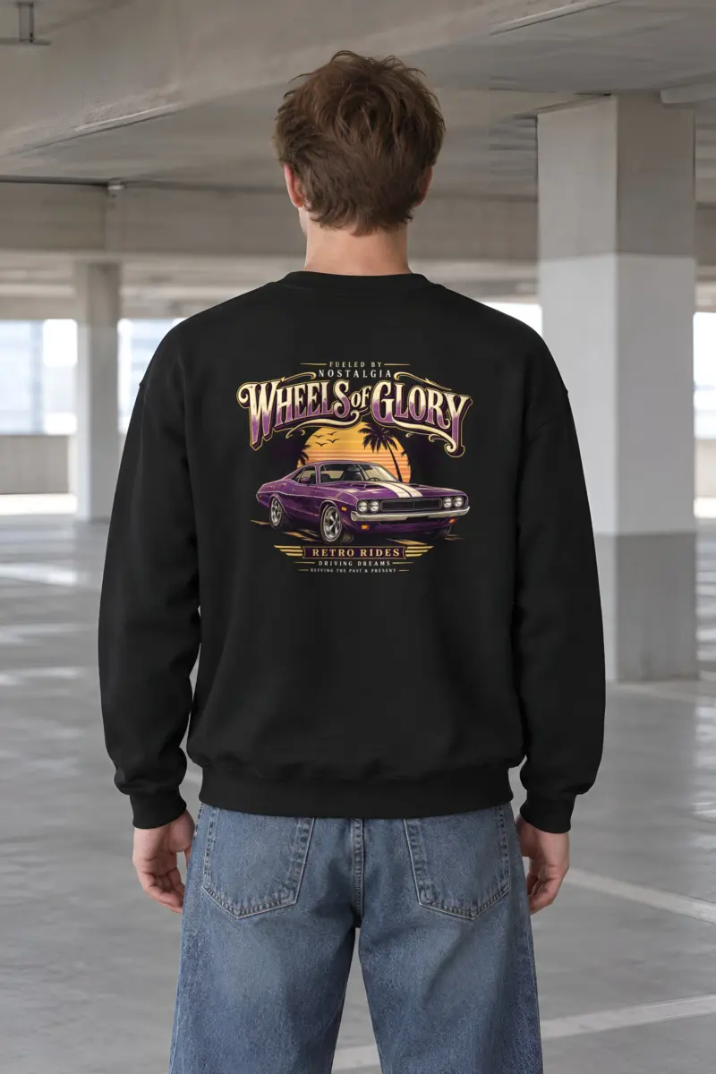 "Fueled By Nostalgia" Heavy Blend Unisex Crewneck Sweatshirt