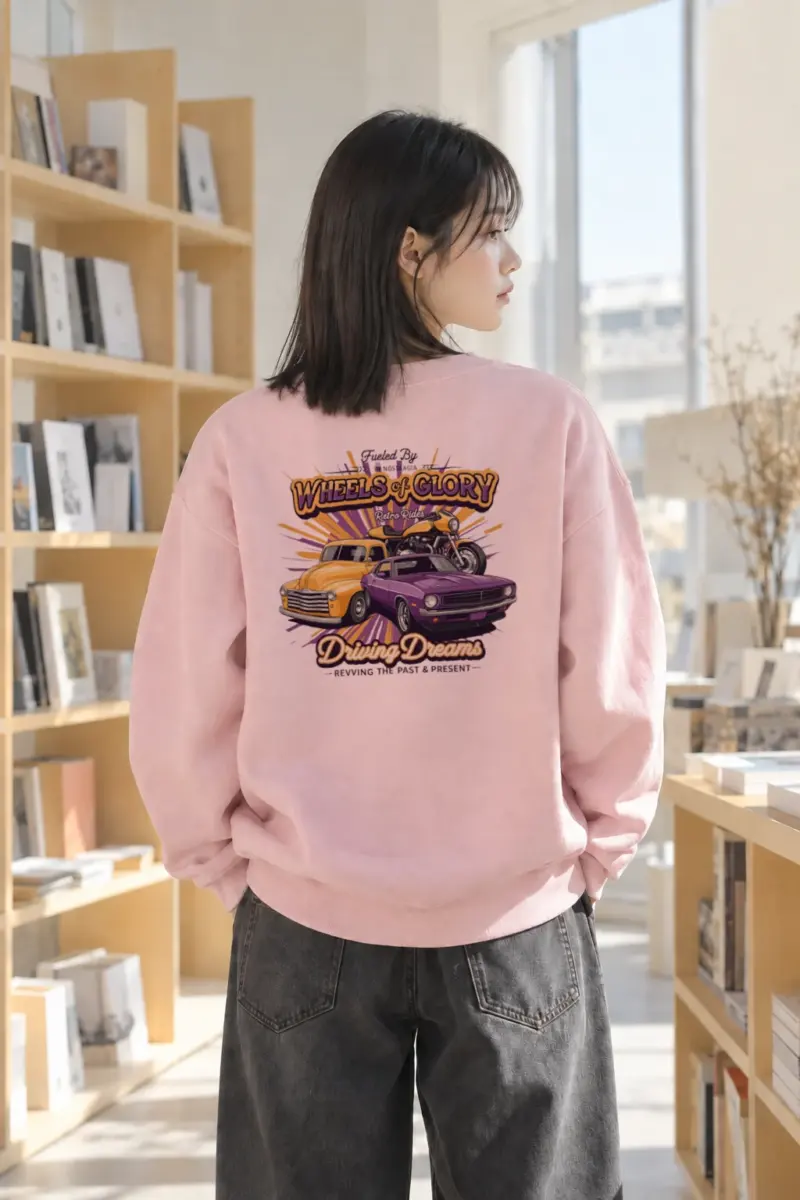 "Fueled By Nostalgia" Heavy Blend Unisex Crewneck Sweatshirt | Gildan 18000
