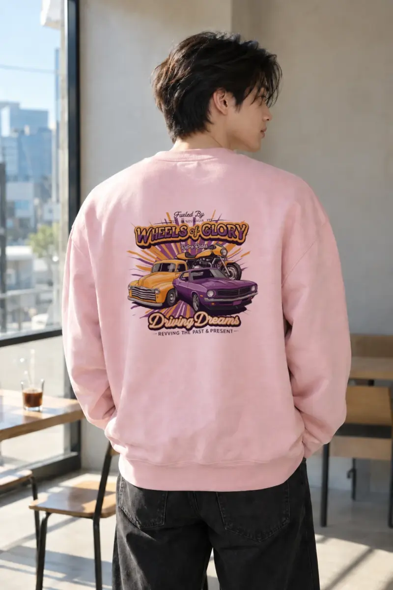“Fueled By Nostalgia” Heavy Blend Unisex Crewneck Sweatshirt | Gildan 18000