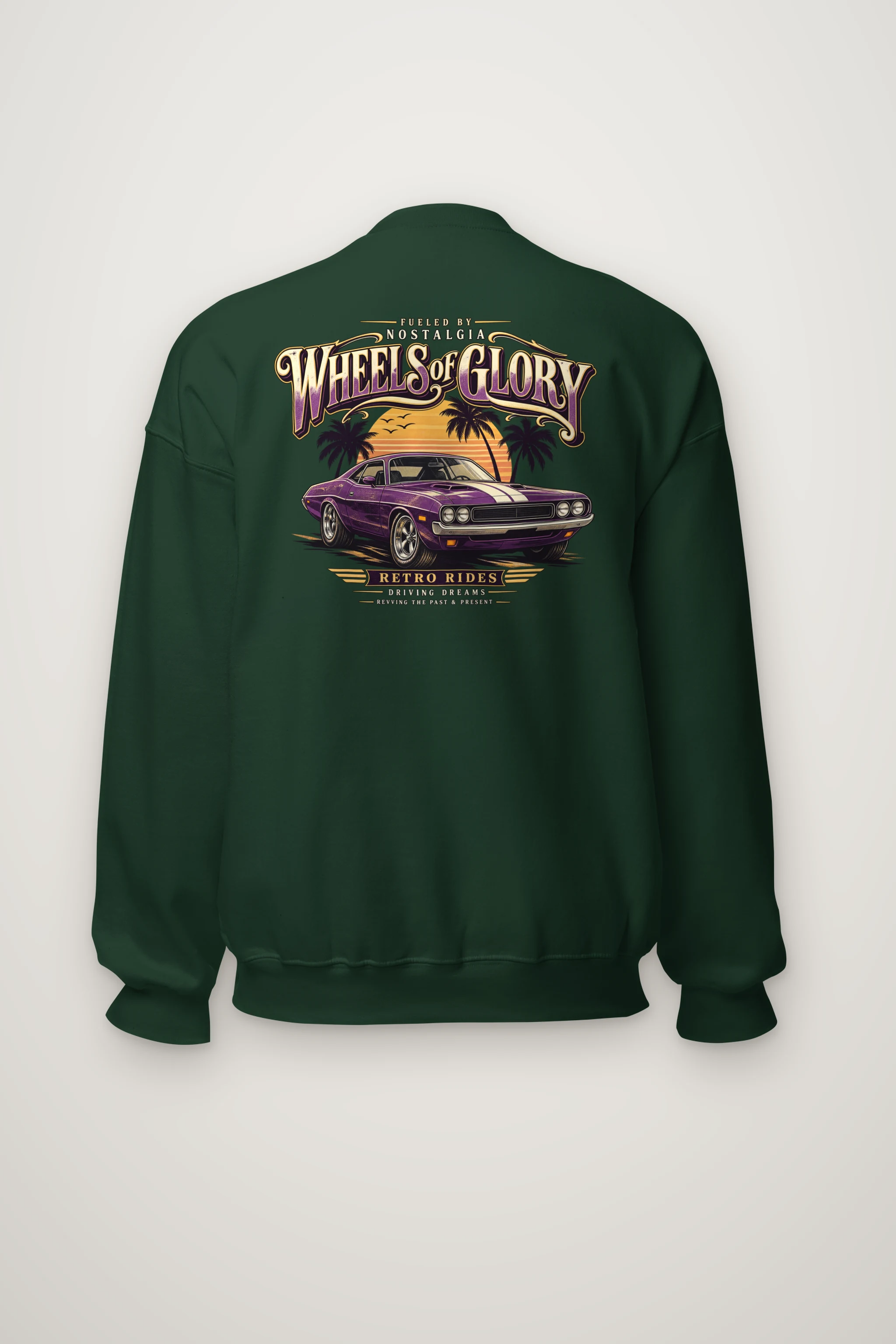 "Fueled By Nostalgia" Heavy Blend Unisex Crewneck Sweatshirt