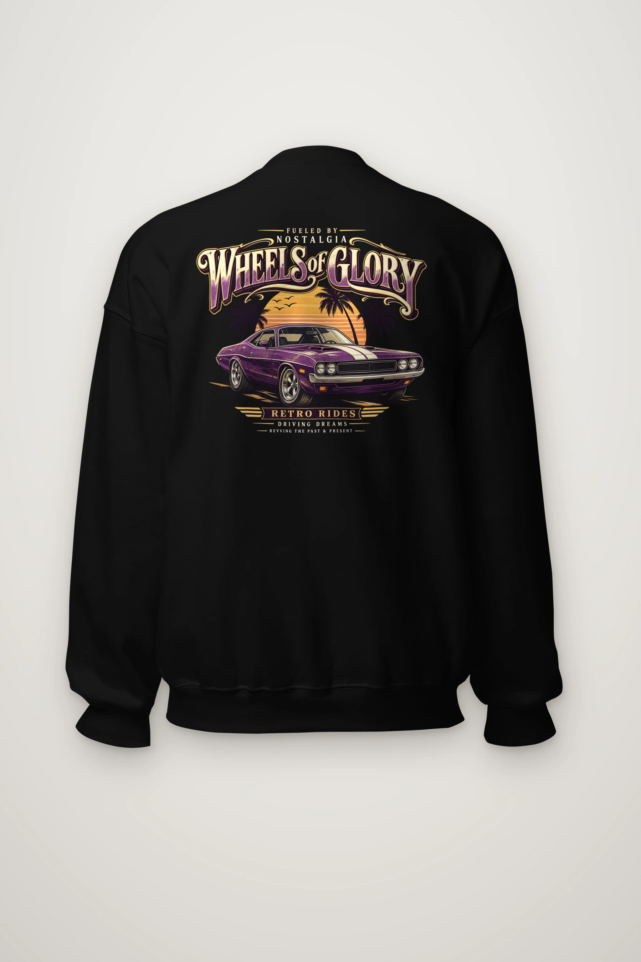 "Fueled By Nostalgia" Heavy Blend Unisex Crewneck Sweatshirt