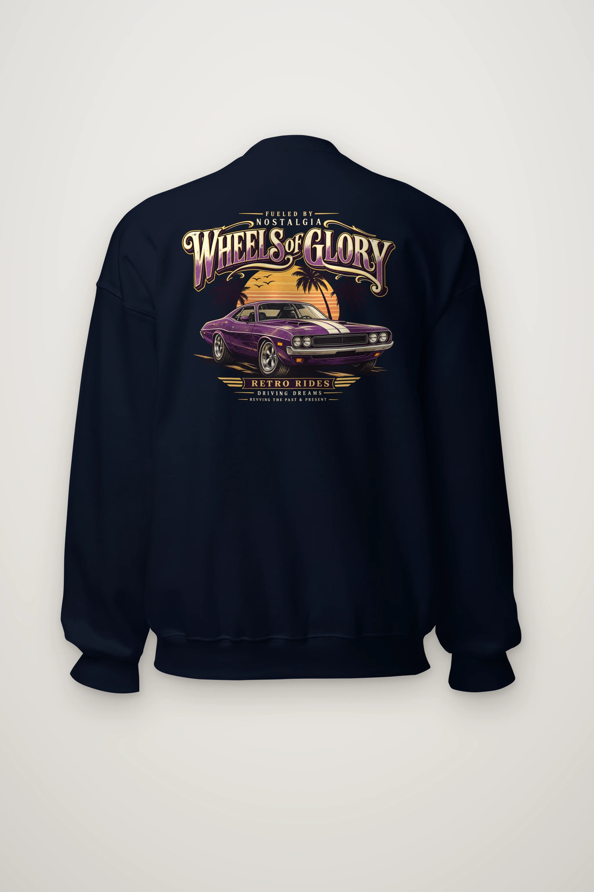 "Fueled By Nostalgia" Heavy Blend Unisex Crewneck Sweatshirt