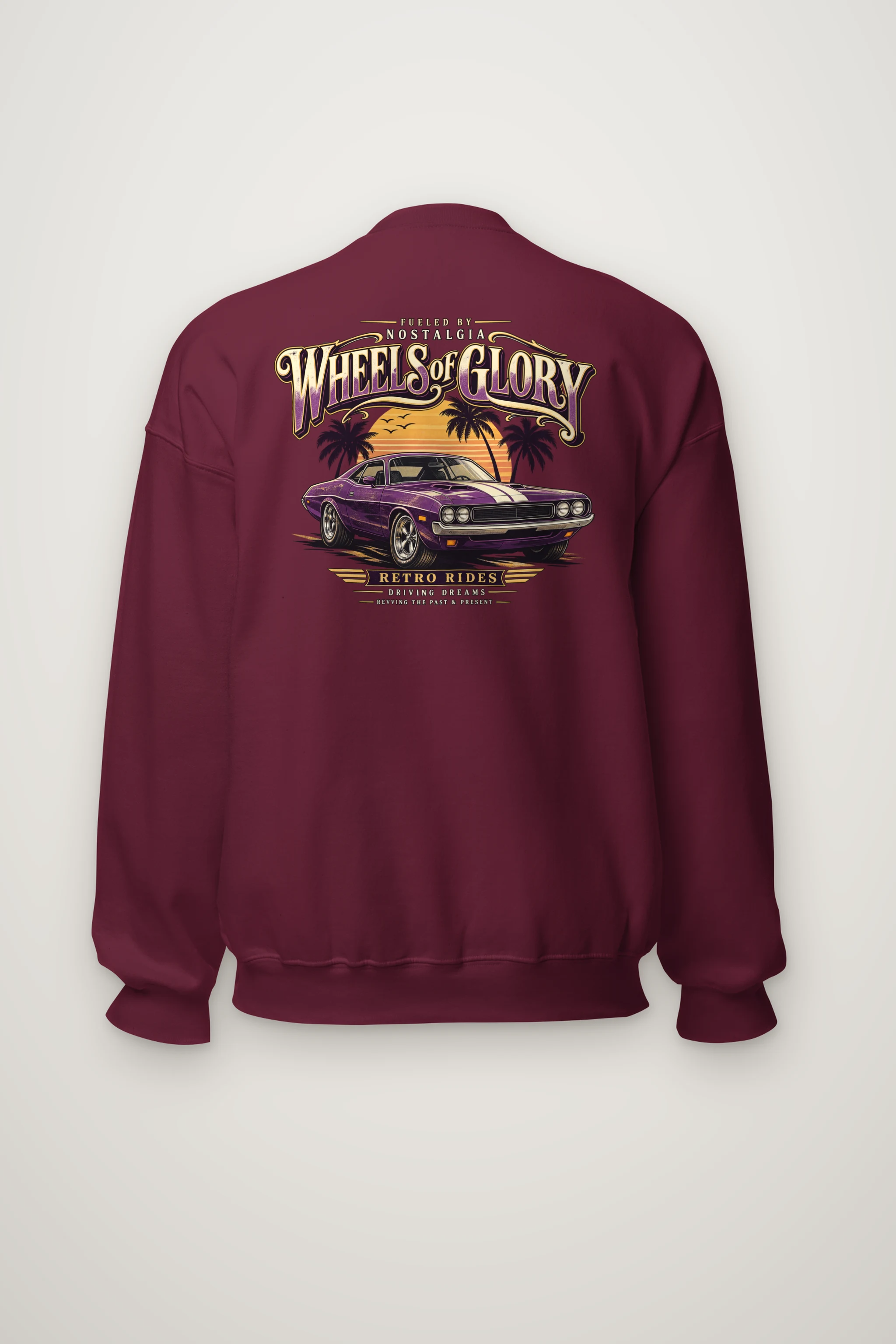 "Fueled By Nostalgia" Heavy Blend Unisex Crewneck Sweatshirt