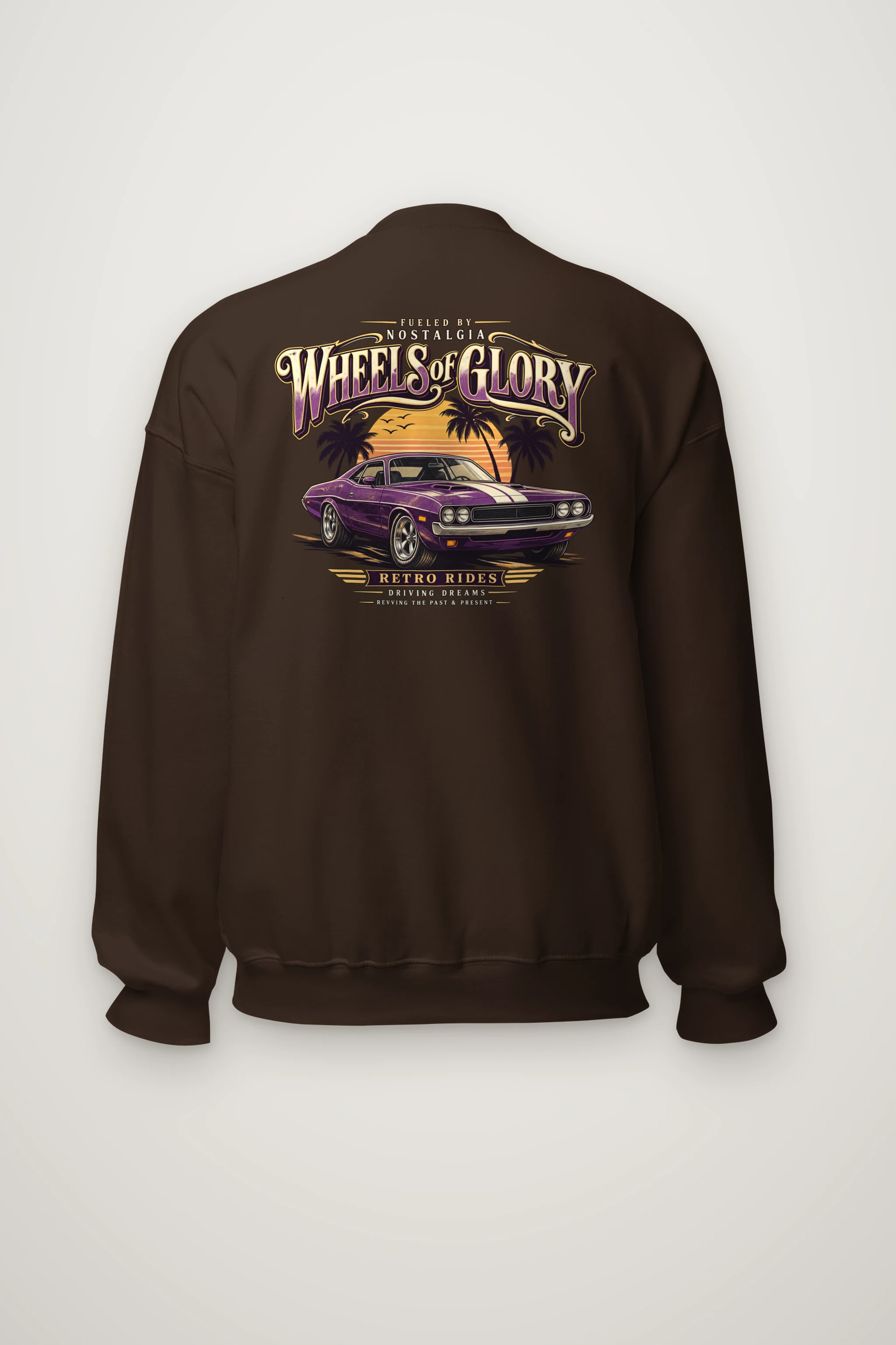 "Fueled By Nostalgia" Heavy Blend Unisex Crewneck Sweatshirt