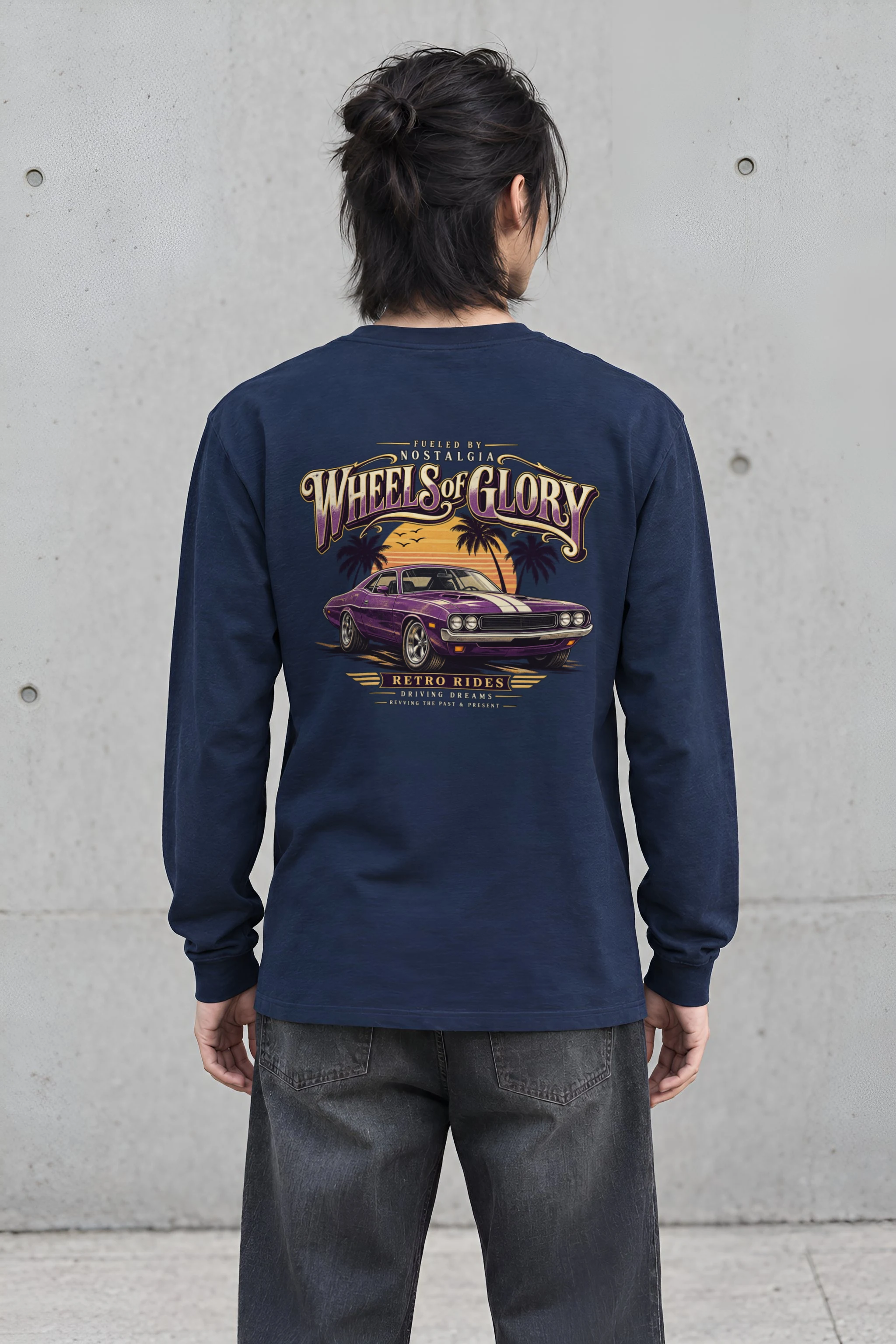 "Fueled By Nostalgia" Unisex Longsleeve T-shirt