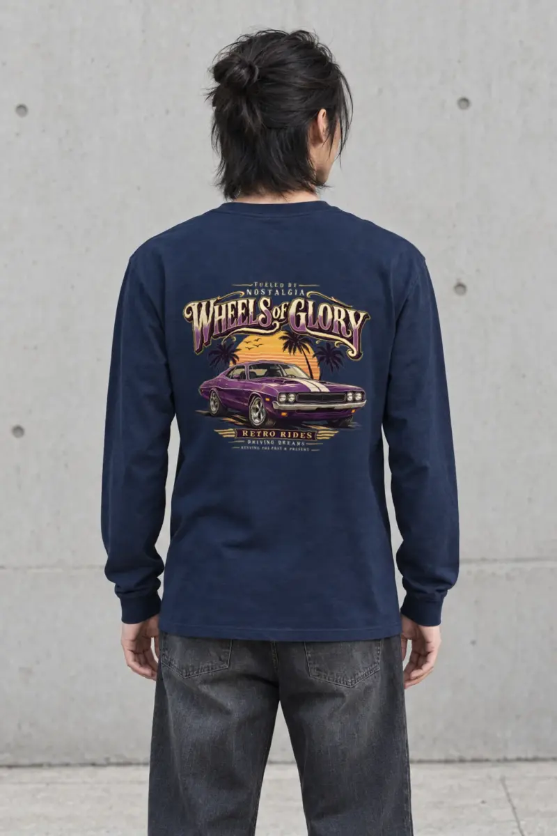 "Fueled By Nostalgia" Unisex Longsleeve T-shirt | Gildan 2400