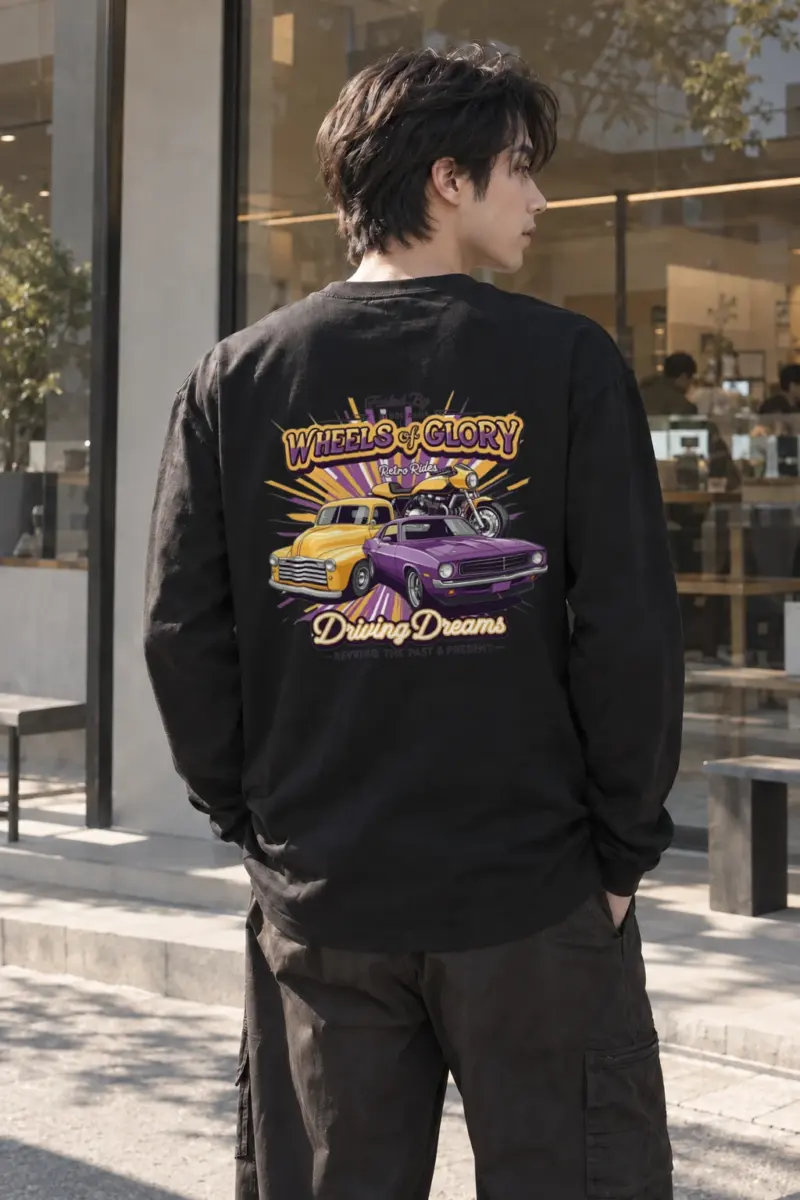 “Fueled By Nostalgia” Unisex Longsleeve T-shirt | Gildan 2400