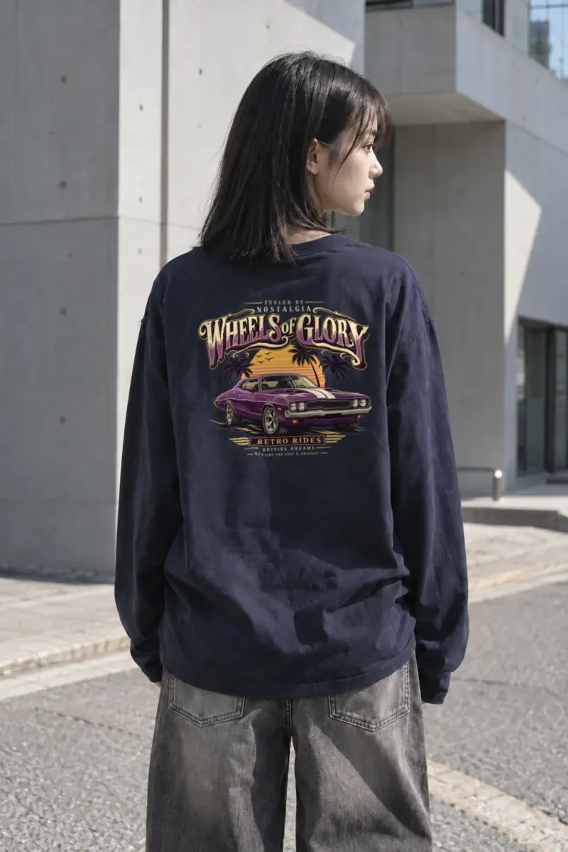 "Fueled By Nostalgia" Unisex Longsleeve T-shirt | Gildan 2400