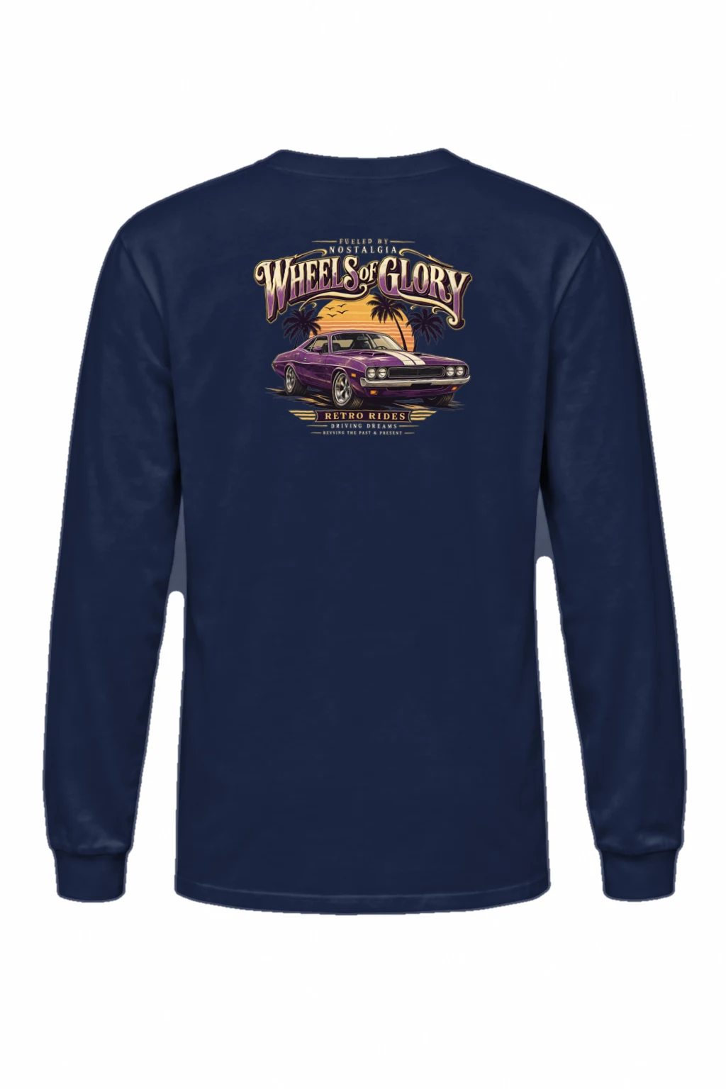"Fueled By Nostalgia" Unisex Longsleeve T-shirt | Gildan 2400