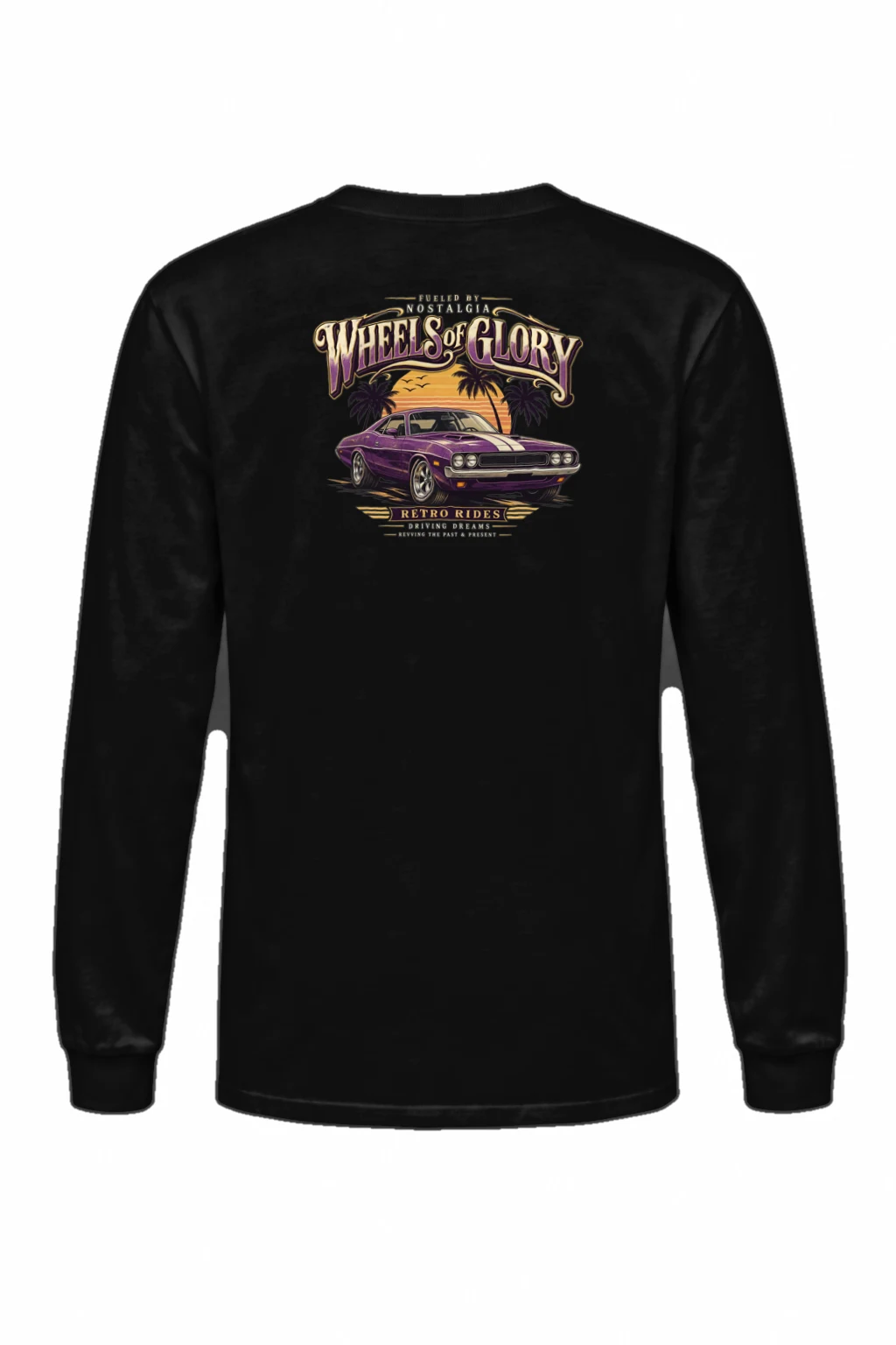 "Fueled By Nostalgia" Unisex Longsleeve T-shirt | Gildan 2400