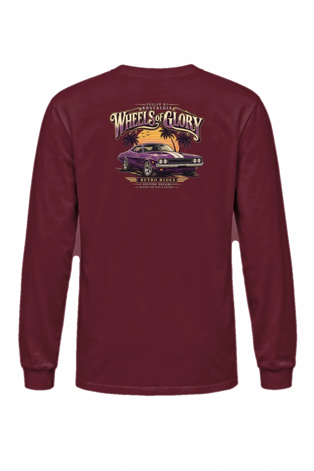 "Fueled By Nostalgia" Unisex Longsleeve T-shirt | Gildan 2400