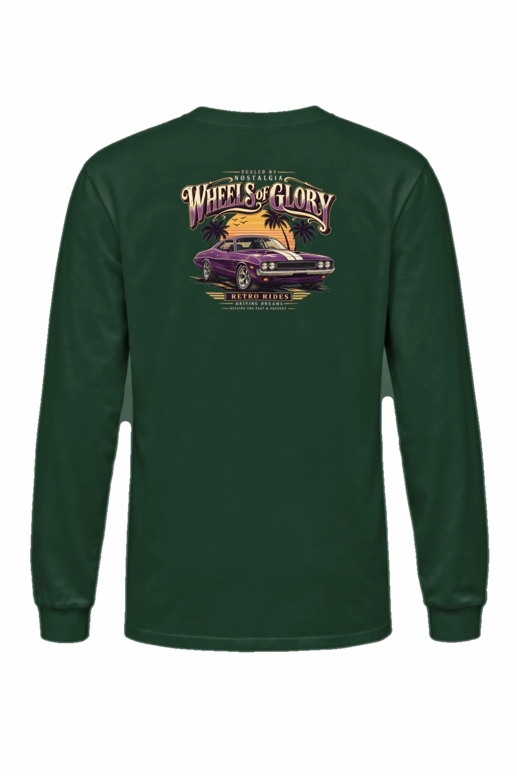 "Fueled By Nostalgia" Unisex Longsleeve T-shirt | Gildan 2400