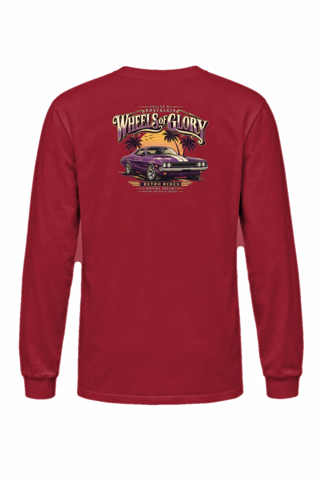"Fueled By Nostalgia" Unisex Longsleeve T-shirt | Gildan 2400
