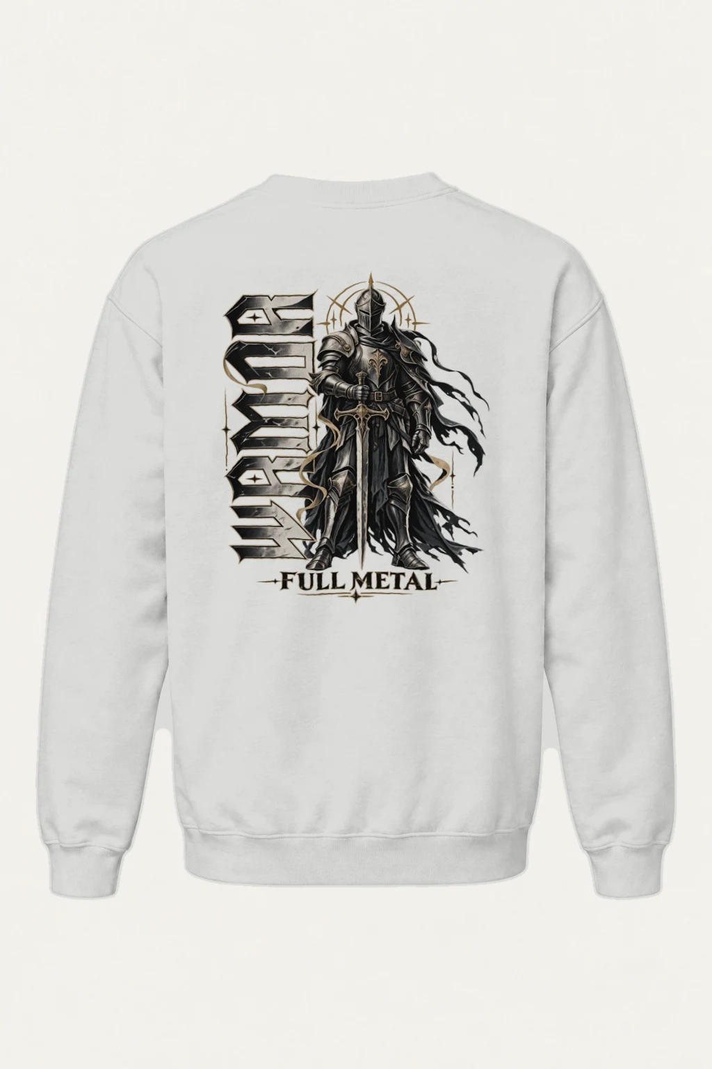 "Full Metal Knight" Heavy Blend Unisex Crewneck Sweatshirt | Gildan 18000