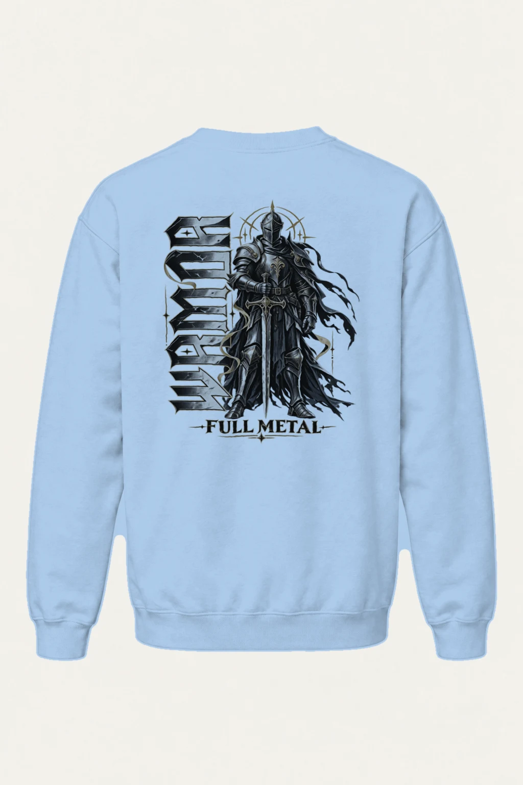 "Full Metal Knight" Heavy Blend Unisex Crewneck Sweatshirt | Gildan 18000