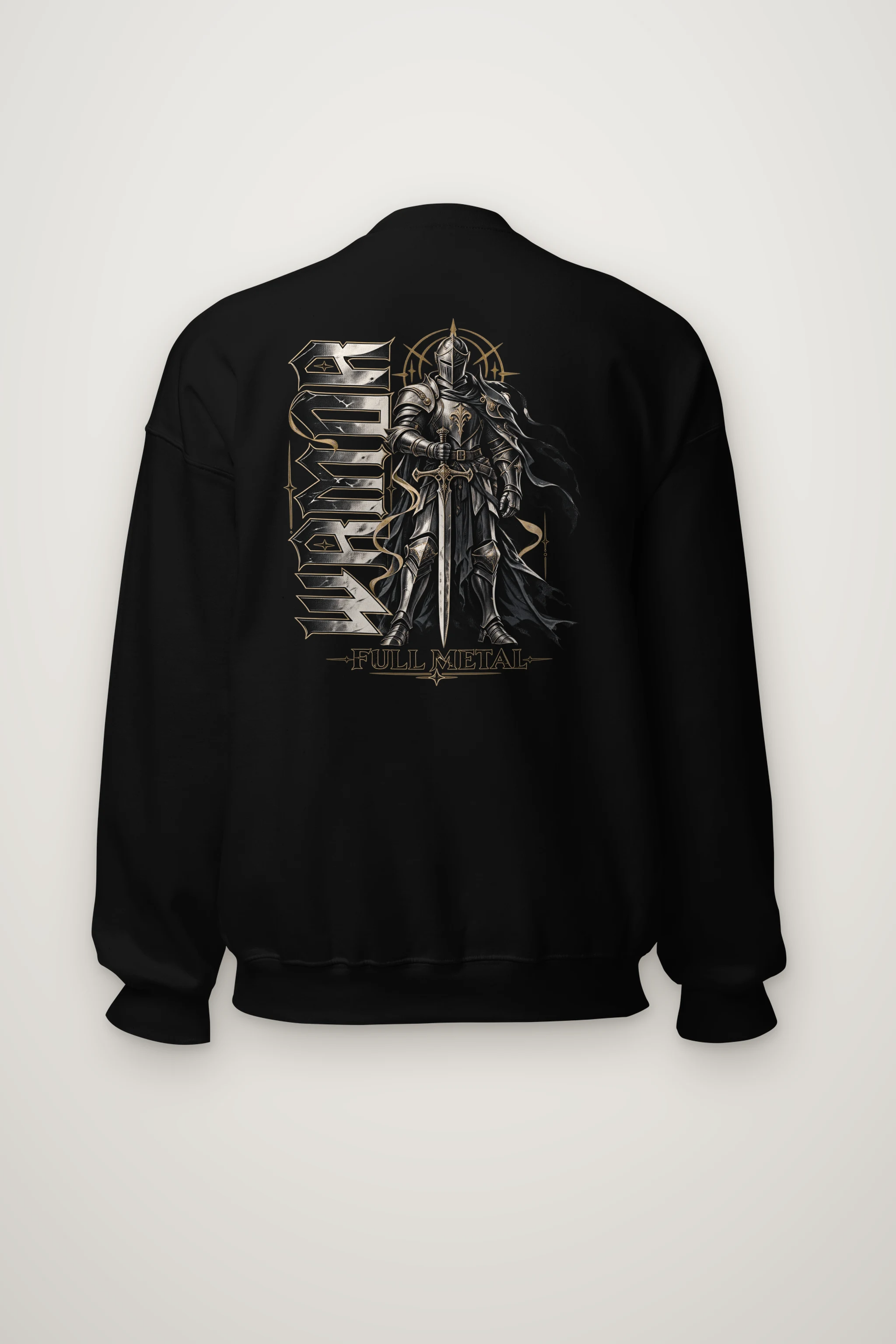 "Full Metal Knight" Heavy Blend Unisex Crewneck Sweatshirt