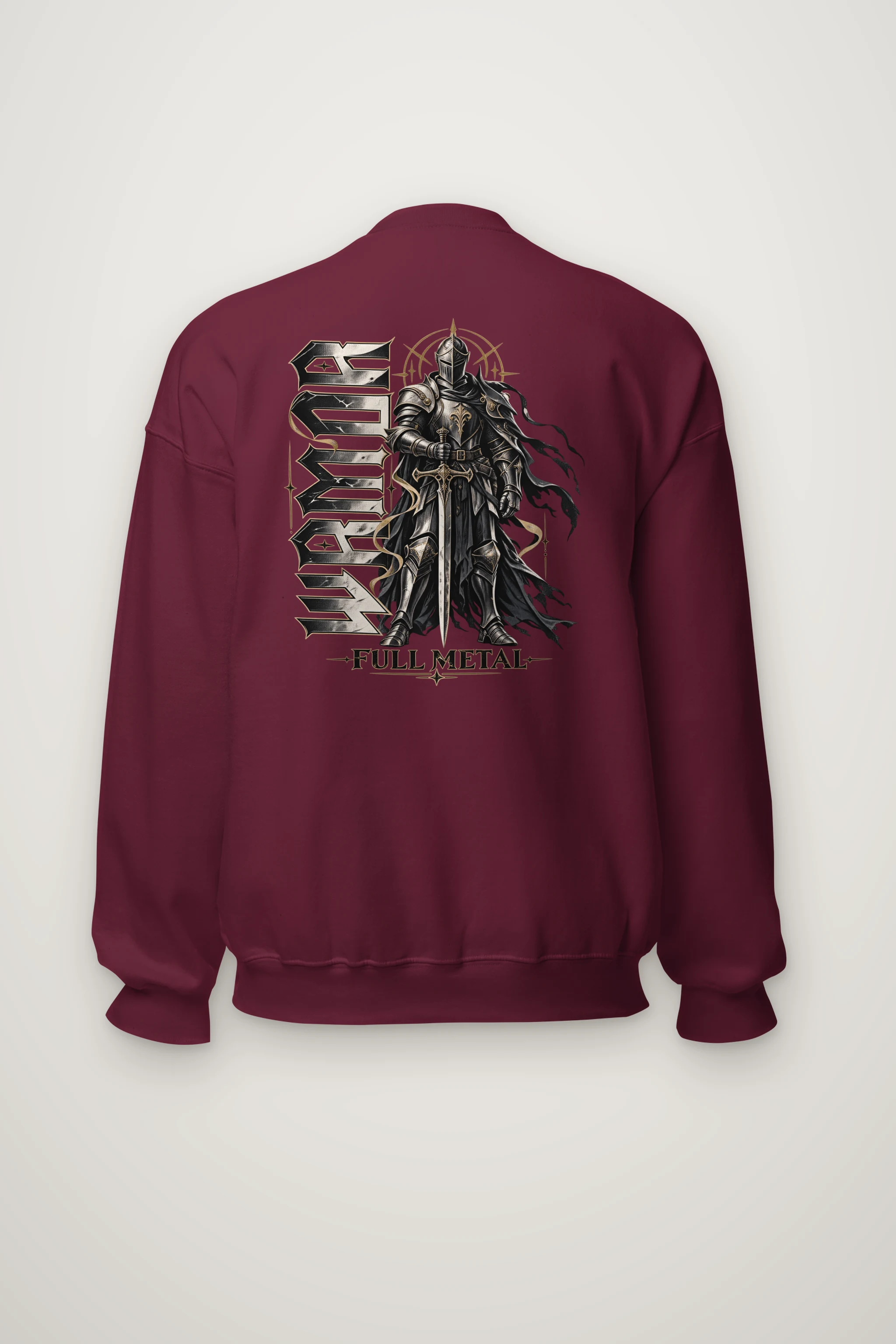 "Full Metal Knight" Heavy Blend Unisex Crewneck Sweatshirt