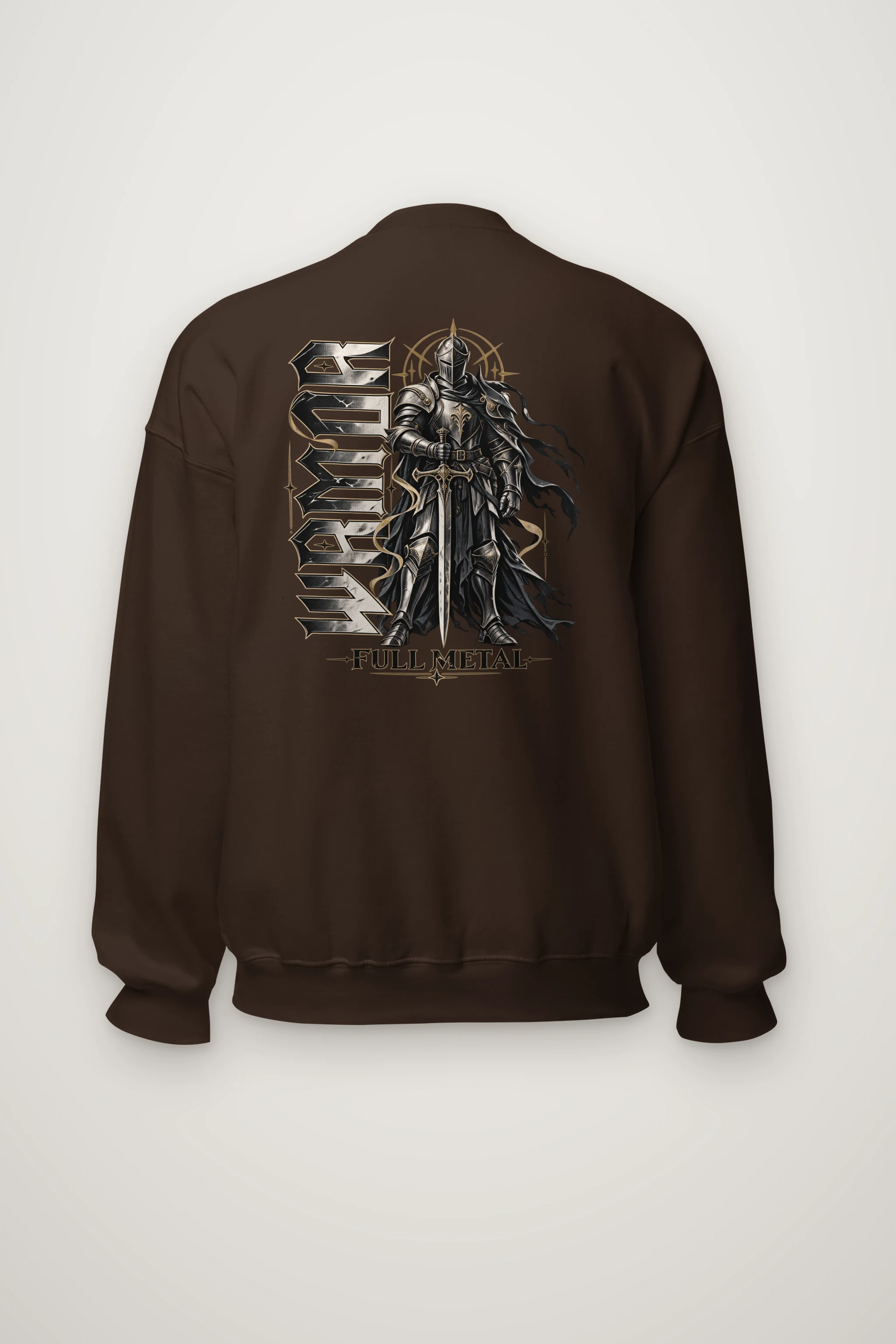 "Full Metal Knight" Heavy Blend Unisex Crewneck Sweatshirt