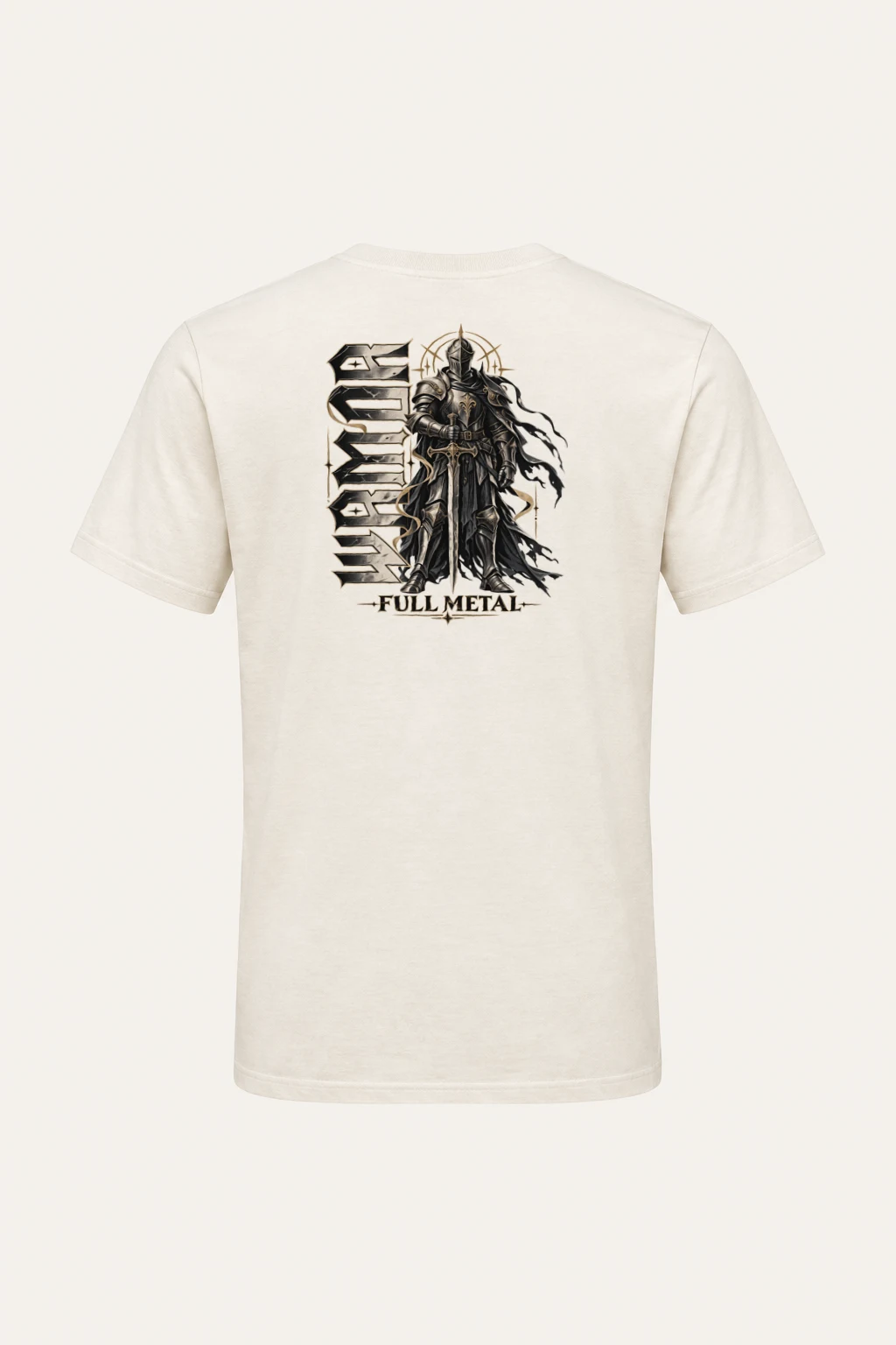 "Full Metal Knight" Heavyweight Unisex Crewneck T-shirt | Gildan 5000