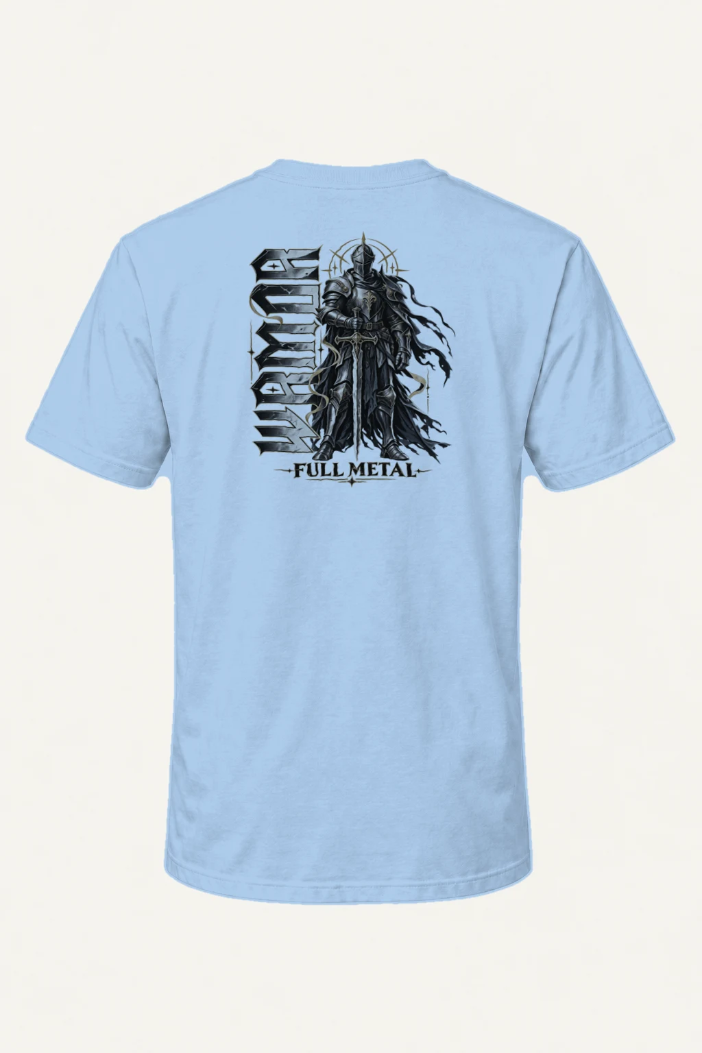 "Full Metal Knight" Heavyweight Unisex Crewneck T-shirt | Gildan 5000