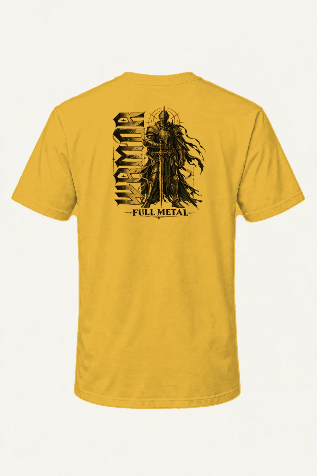 "Full Metal Knight" Heavyweight Unisex Crewneck T-shirt | Gildan 5000
