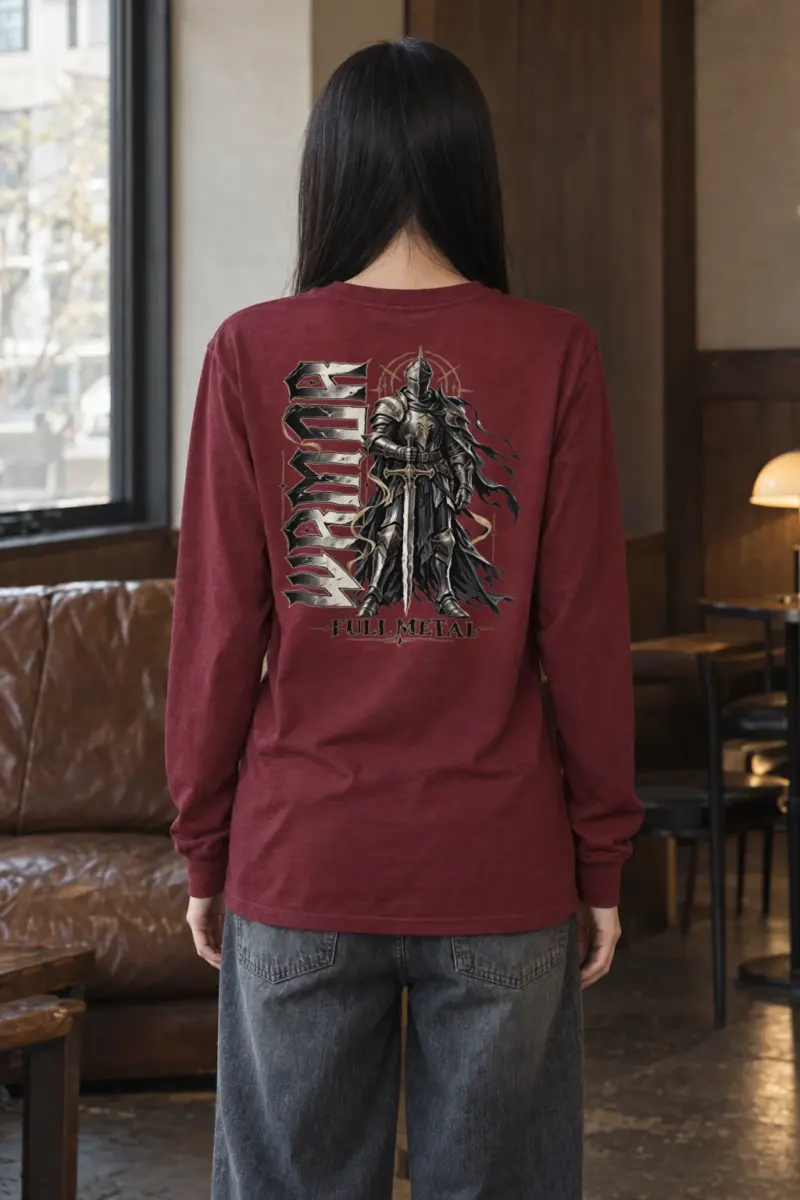 "Full Metal Knight" Unisex Longsleeve T-shirt | Gildan 2400