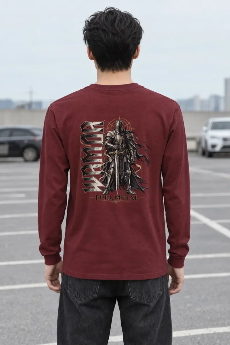 "Full Metal Knight" Unisex Longsleeve T-shirt