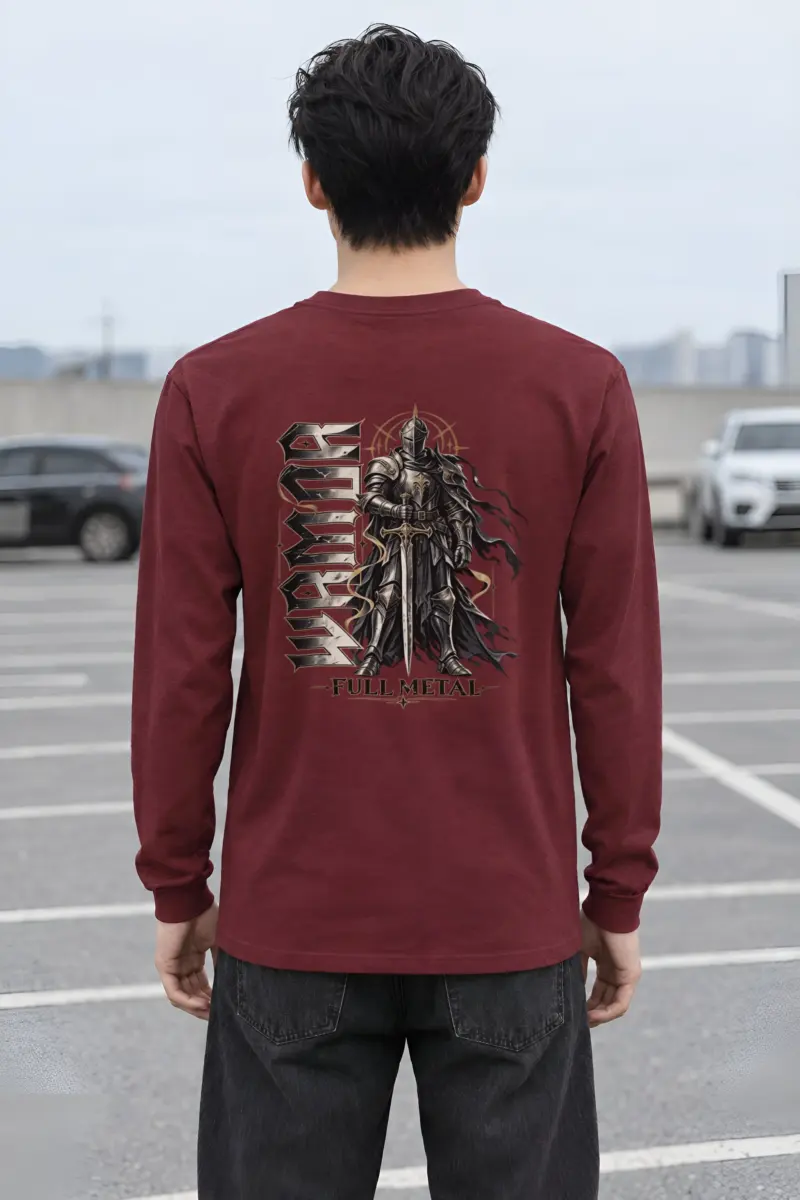 "Full Metal Knight" Unisex Longsleeve T-shirt