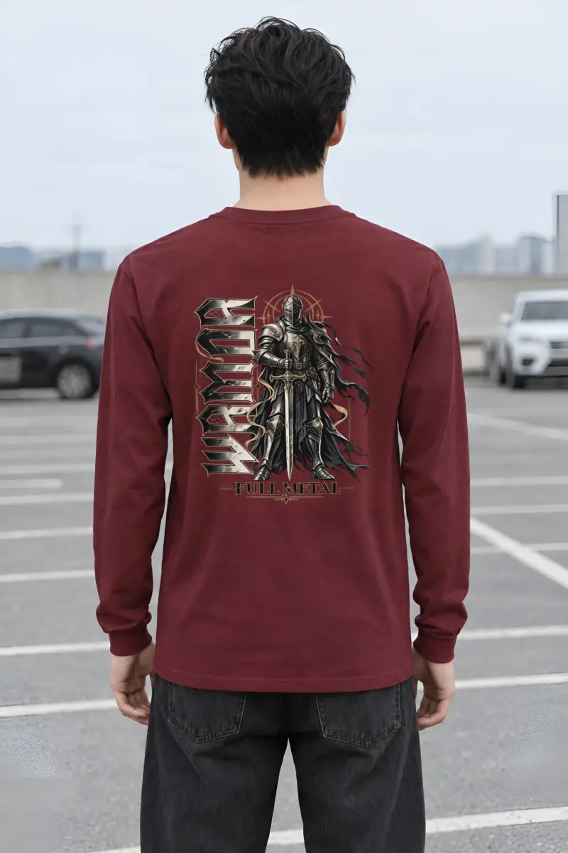 "Full Metal Knight" Unisex Longsleeve T-shirt