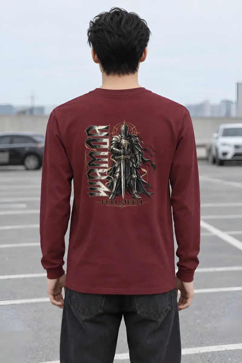 "Full Metal Knight" Unisex Longsleeve T-shirt
