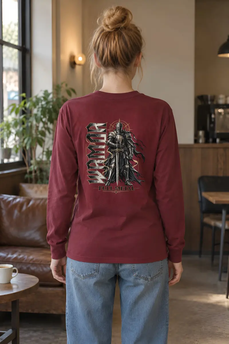 "Full Metal Knight" Unisex Longsleeve T-shirt