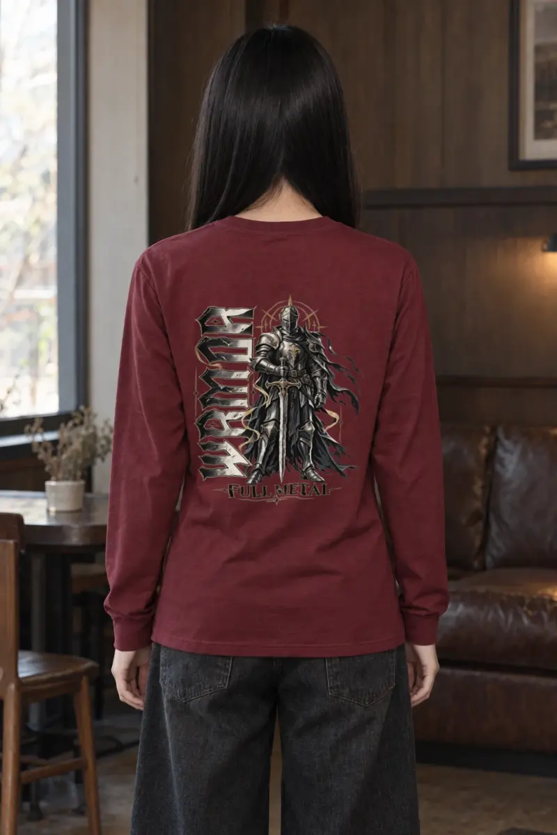 "Full Metal Knight" Unisex Longsleeve T-shirt