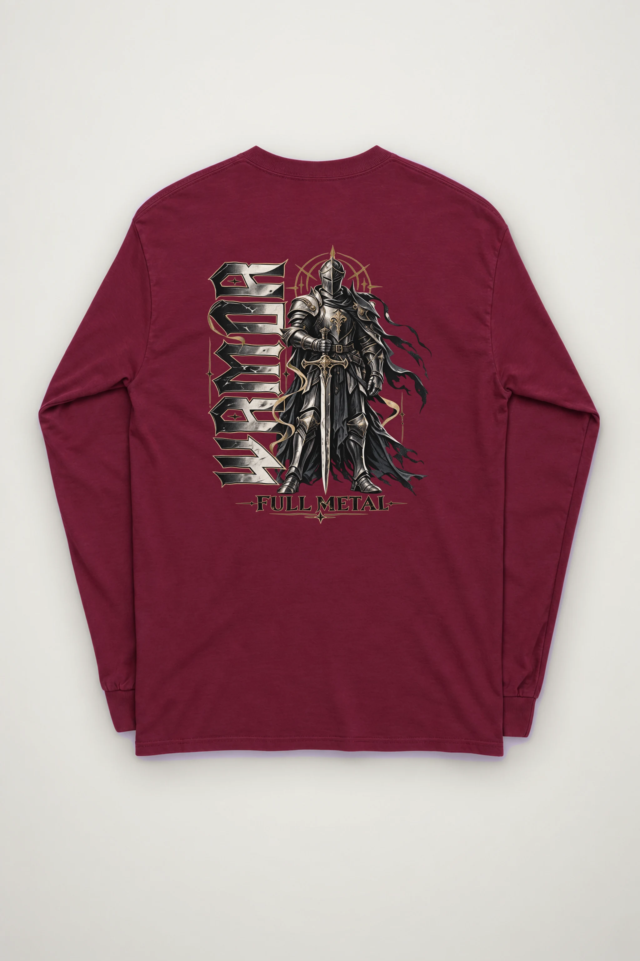 "Full Metal Knight" Unisex Longsleeve T-shirt