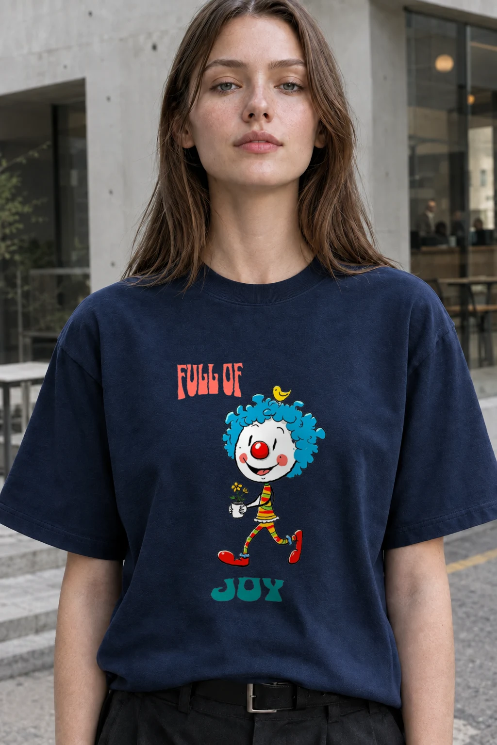 "Full Of Joy" Heavyweight Unisex Crewneck T-shirt | Gildan 5000