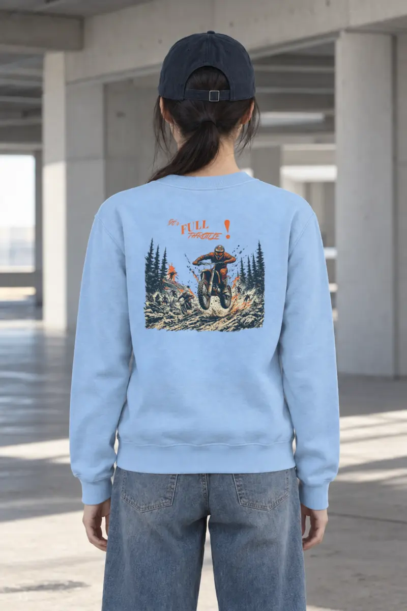 "Full Throttle" Heavy Blend Unisex Crewneck Sweatshirt